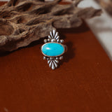 Ring in Blue Ridge Turquoise (Size 7.25)
