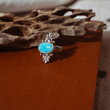 Ring in Blue Ridge Turquoise (Size 7.25)