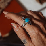 Ring in Blue Ridge Turquoise (Size 7.25)