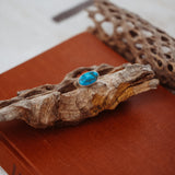 Horizontal Ring in Blue Ridge Turquoise (Size 7)