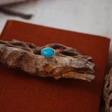 Horizontal Ring in Blue Ridge Turquoise (Size 8)