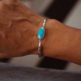 Stacking Cuff in Blue Ridge Turquoise