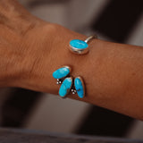 The Canyon Wrap Cuff in Blue Ridge Turquoise