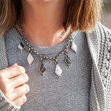 White Buffalo Charm Necklace