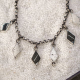 White Buffalo Charm Necklace