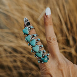 Turquoise Lover's Ring in Tyrone & Carico Lake Turquoise