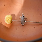 The Dreamdrop Ring in Lace Agate (Size 7.5)