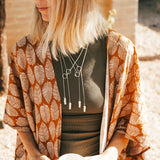 Dainty Lariat in Mother of Pearl