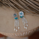 Earrings in Lone Mountain Turquoise
