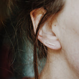 The Comet Ear Crawler in Sterling Silver