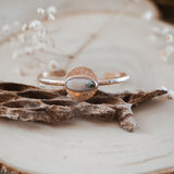 14k Gold - fill Cuff in Ocean Jasper - Golden Road Crafted