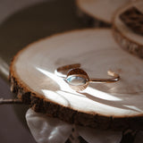 14k Gold - fill Cuff in Ocean Jasper - Golden Road Crafted