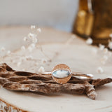 14k Gold - fill Cuff in Ocean Jasper - Golden Road Crafted