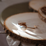 14k Gold - fill Cuff in Ocean Jasper - Golden Road Crafted