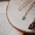 14k Gold - Fill Necklace in Carico Lake - Golden Road Crafted