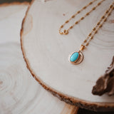 14k Gold - Fill Necklace in Carico Lake - Golden Road Crafted
