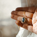 14k Gold - Fill Necklace in Kyanite - Golden Road Crafted