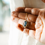 14k Gold - Fill Necklace in Kyanite - Golden Road Crafted