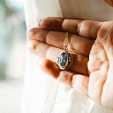 14k Gold - Fill Necklace in Kyanite - Golden Road Crafted