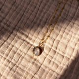 14k Gold - Fill Necklace in Moonstone - Golden Road Crafted