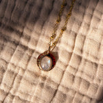 14k Gold - Fill Necklace in Moonstone - Golden Road Crafted