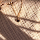 14k Gold - Fill Necklace in Onyx - Golden Road Crafted