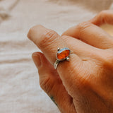 Dollop Ring in Red Kyanite (Size 7)