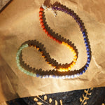 7 Chakra Bead Necklace - Golden Road Crafted
