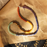 7 Chakra Bead Necklace - Golden Road Crafted