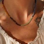 7 Chakra Bead Necklace - Golden Road Crafted