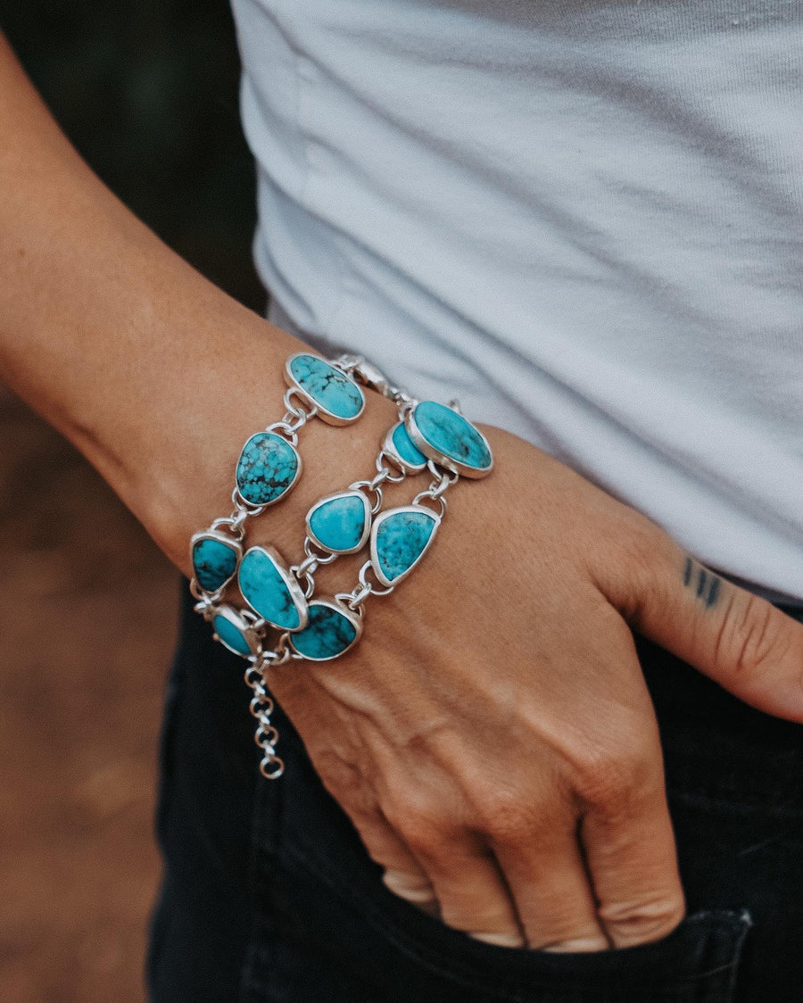 Stepping Stone Bracelet in Sonoran Gem Turquoise