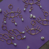 Golden Gaze Earrings