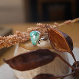 The Open Window Ring in Emerald Valley Turquoise (Size 9)