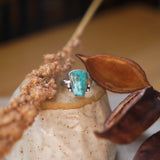 The Open Window Ring in Whitewater Turquoise (Size 8)
