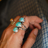 Cairn Ring in Whitewater Turquoise (Size 7.5)