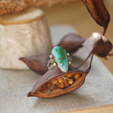 Creosote Ring in Sonoran Mountain Turquoise (size 8.5)