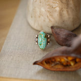 Creosote Ring in Sonoran Mountain Turquoise (size 6.5)