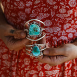 Cuff in Royston Turquoise (Size small)
