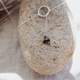 Dainty Lariat in Spiny Oyster with Kingman Turquoise