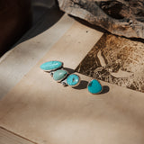 Ear Crawler + Stud Combo in Campitos, Kingman, & Hubei Turquoise