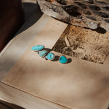 Ear Crawler + Stud Combo in Campitos, Kingman, & Hubei Turquoise