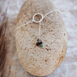Dainty Lariat in Spiny Oyster with Kingman Turquoise