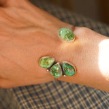 Cluster Wrap Cuff in Emerald Valley Turquoise