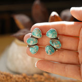 Cluster Earrings in Whitewater Turquoise