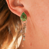 Disco Drop Earrings in Emerald Valley Turquoise