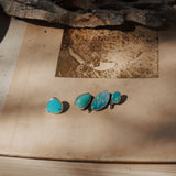 Ear Crawler + Stud Combo in Boulder Opal Doublet & Campitos Turquoise
