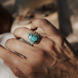 Ring in No. 8 Turquoise (Size 7.5)