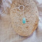 Dainty Lariat in Whitewater Turquoise