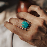 Ring in Kingman Turquoise (Size 8.25)