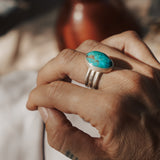 Ring in Kingman Turquoise (Size 8.25)